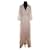 Bash Silk dress Beige  ref.1303046