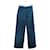 Autre Marque Blue Wide Leg Trousers Polyester  ref.1303052