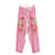 Autre Marque Wide cotton pants Pink  ref.1303053