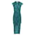 Autre Marque Vestido midi gardenia de seda Brynlee turquesa de Veronica Beard Azul  ref.1303069