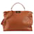 Fendi Brown Leather Peekaboo Top Handle Bag 8BN210  ref.1303080