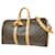 Louis Vuitton Keepall Bandouliere 45 Braun Leinwand  ref.1303120
