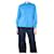 Autre Marque Camisa de algodón azul - talla S  ref.1303206