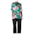 Gucci Camisa verde com estampa floral - tamanho UK 8 Seda  ref.1303209