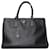 Prada Grand sac Galleria en cuir Saffiano noir avec poignée sur le dessus  ref.1303215