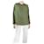 Autre Marque Green silk crewneck blouse - size S  ref.1303216