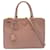 Bolso satchel con cremallera forrado en rosa Saffiano Lux Galleria de Prada Cuero  ref.1303246