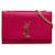 Borsa a tracolla Kate media con monogramma rosa Saint Laurent Pelle Vitello simile a un vitello  ref.1303261