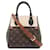 Louis Vuitton Brown Monogram Fold Tote PM Green Leather Cloth Pony-style calfskin  ref.1303276