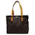 Louis Vuitton Brown Monogram Cabas Piano Leather Cloth  ref.1303282