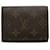 Porta carte Louis Vuitton marrone con monogramma Tela  ref.1303291