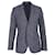 Burberry – Slim Fit-Jacke aus meliertem Twill aus grauer Wolle  ref.1303321