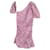Isabel Marant Etoile Isabel Marant – Bedrucktes Minikleid „Etoile“ aus rosa Baumwolle Pink  ref.1303343