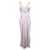 Ganni Leclair Polka-dot Maxi Dress in White Viscose  Polyester  ref.1303345