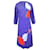 Vêtements Vetements Midikleid mit Blumendruck aus blauem Polyamid  ref.1303363