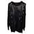 The Row Oversized Knitted Sweater Top in Black Polyester  ref.1303383