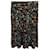 Jupe à imprimé floral Altuzarra Carol en soie noire  ref.1303386