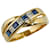 Autre Marque 18k Gold Diamond & Sapphire Ring Metal  ref.1303402