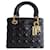 Christian Dior Black Lady Dior bag Leather  ref.1303462