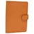 LOUIS VUITTON Epi Agenda PM Day Planner Couverture Orange Mandarin R2005H Authentification 69177 Cuir  ref.1303510