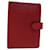 LOUIS VUITTON Epi Agenda PM Day Planner Cover Rouge R20057 Auth LV 69162 Cuir  ref.1303519
