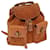 GUCCI Bamboo Backpack Suede Leather Orange 003 2058 0016 auth 67685  ref.1303537