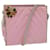 CHANEL V Stitch Stone Umhängetasche Canvas Pink CC Auth bs12895 Leinwand  ref.1303599