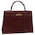 Hermès hermes kelly 35 Hand Bag Leather Bordeaux Auth 68891  ref.1303633