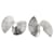 Tiffany & Co Shell Silvery Silver  ref.1303856