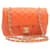 Chanel Matelassé Cuir Orange  ref.1304065