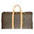 Louis Vuitton Keepall 50 Marrom Lona  ref.1304397