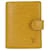 Louis Vuitton Agenda Cover Gelb Leder  ref.1304646