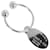 Tiffany & Co Key ring Silvery Silver  ref.1304691