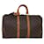 Louis Vuitton Keepall 45 Brown Cloth  ref.1304804