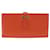 Hermès Béarn Orange Leather  ref.1304808