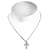 Bulgari Latin Cross Necklace Silvery  ref.1304862