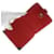 Louis Vuitton Kompakter Reißverschluss Rot Leder  ref.1304868
