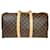 Louis Vuitton Keepall 45 Braun Leinwand  ref.1304871