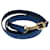 Louis Vuitton shoulder strap Blue Leather  ref.1304909