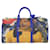 Louis Vuitton Keepall Azul marinho Couro  ref.1304924