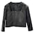 Chanel Black Leather Patent Leather Jacket  ref.1305142