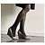 Décolleté con zeppa Santoni in camoscio beige - vista 12