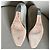 Décolleté con zeppa Santoni in camoscio beige - vista 15