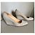 Décolleté con zeppa Santoni in camoscio beige - vista 9