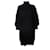 Autre Marque Maison Margiela, schwarzes, übergroßes Wollkleid Wolle  ref.1246254