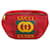 Bolsa com cinto de couro com logotipo vermelho Gucci Bezerro-como bezerro  ref.1301198