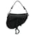 Dior Black Mini Ultra Matte Saddle Leather Pony-style calfskin  ref.1301223
