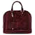Louis Vuitton Red Monogram Vernis Alma PM Dark red Leather Patent leather  ref.1302042