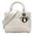 Dior White Medium Cannage Lady D-Lite Cloth Cloth  ref.1302098