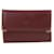 Cartier Leather wallet Dark red  ref.1305215